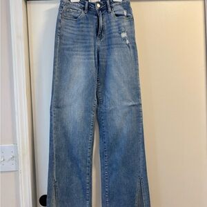 Stylish Light Blue Women's Flare Jeans